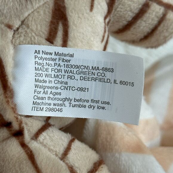 Moon & Stars Tiger Security Blanket Baby Lovey Striped Cat Walgreens Minky Brown - Picture 5 of 5